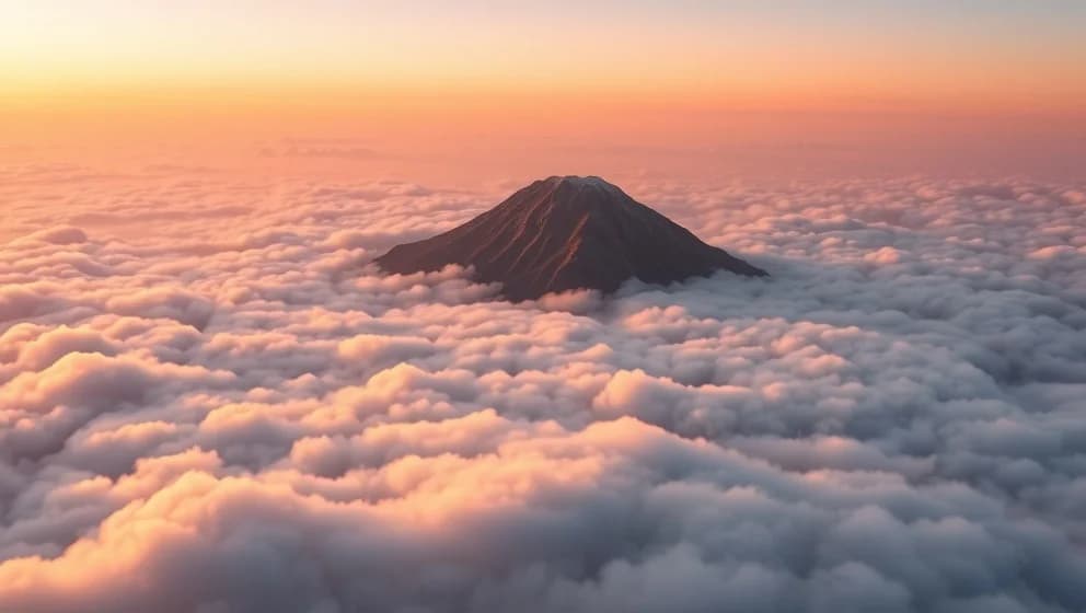 En stad ovan molnen existerar den verkligen