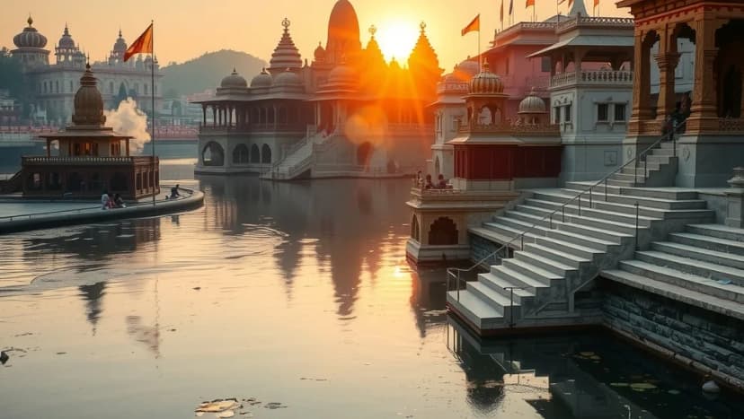 Heliga städer vid Ganges