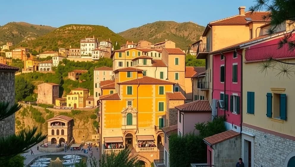 Stad mellan Rom och Neapel