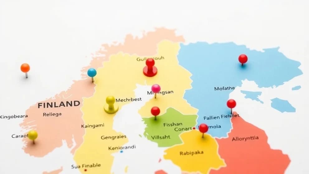 Vilka finska städer har 5 bokstäver