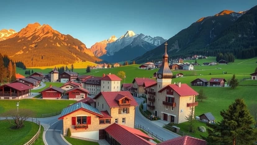 Vilka städer i Schweiz har 5 bokstäver