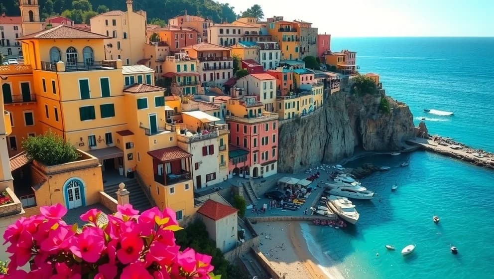 Vilka städer ligger söder om Neapel